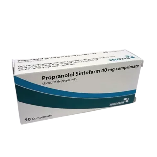 Propranolol 40mg, 50 comprimate, Sintofarm