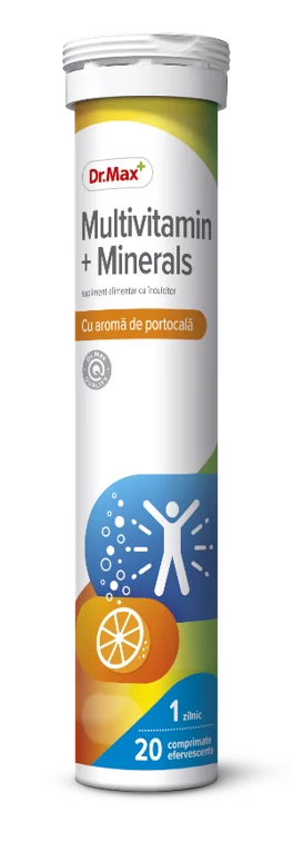 Dr. Max Multivitamine si minerale, 20 comprimate efervescente