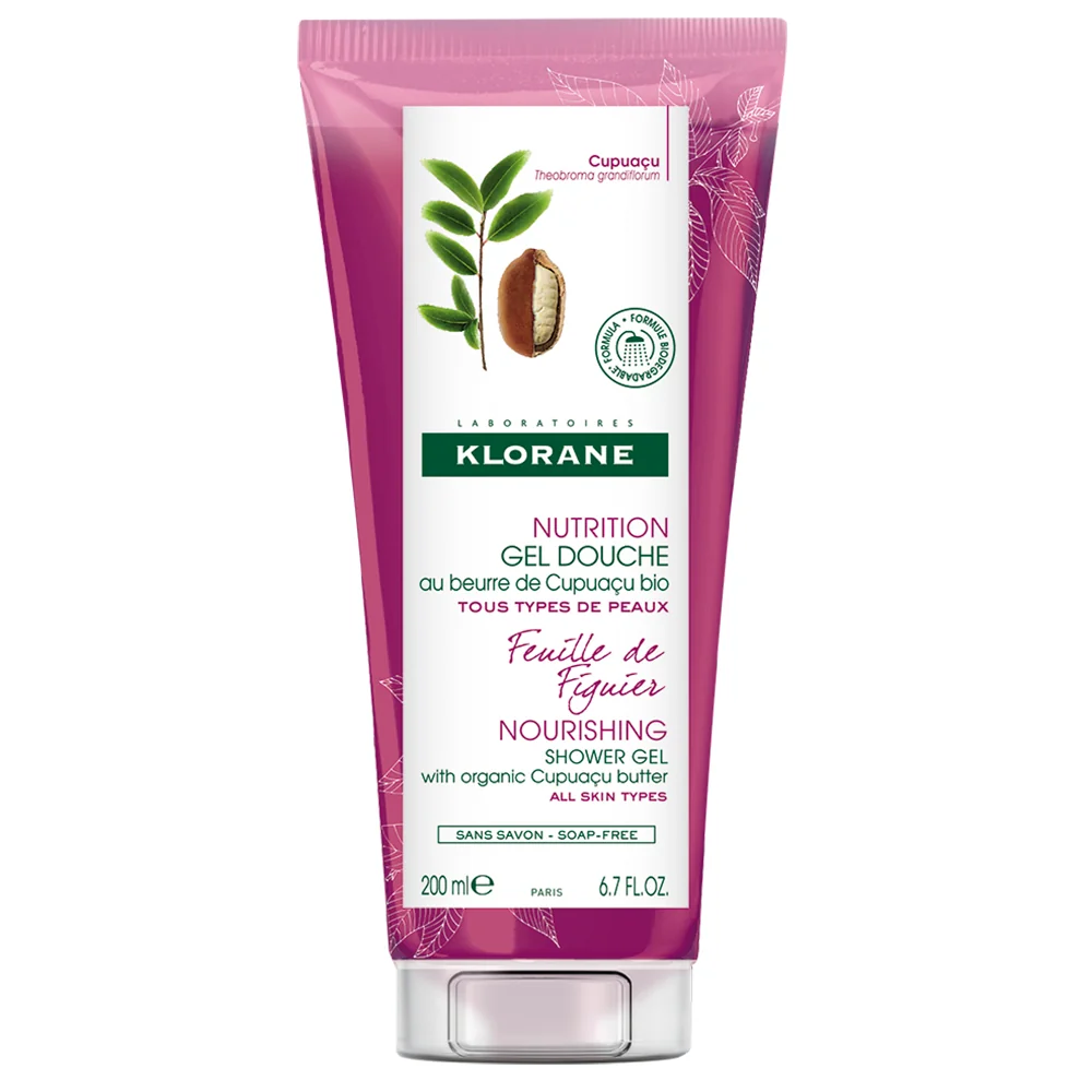 Gel de dus cu frunze de smochin Nutrition, 200ml, Klorane