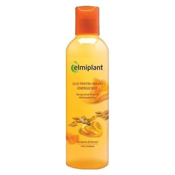 Ulei pentru masaj energizant cu mandarine si ghimbir, 250ml, Elmiplant