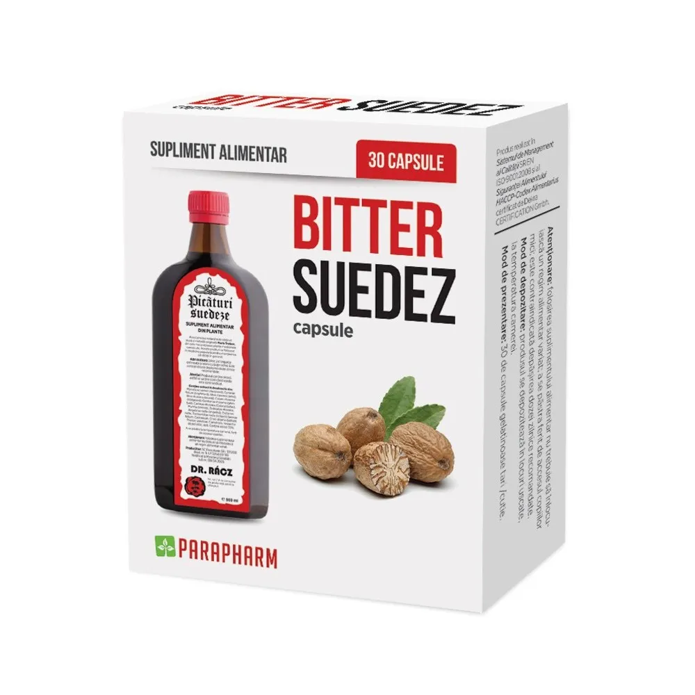 Bitter Suedez, 30 capsule, Parapharm