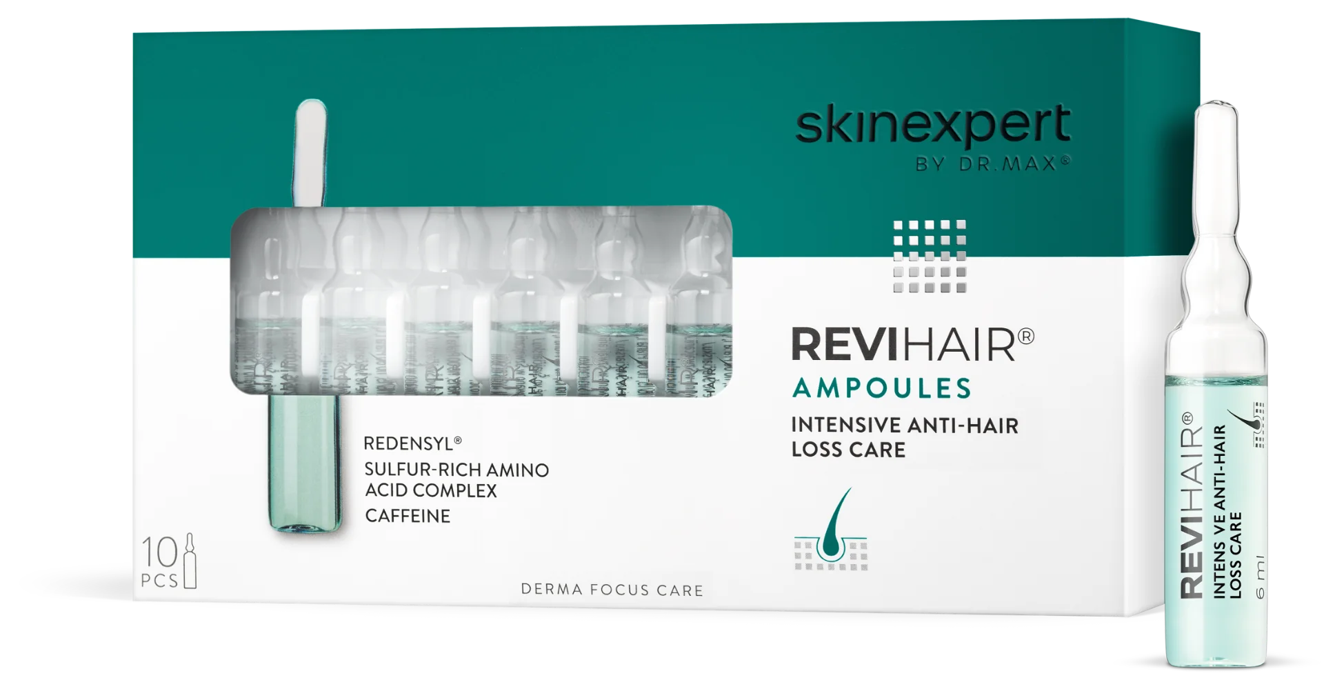 Skinexpert by Dr. Max® ReviHair Ser impotriva caderii parului, 10 x 6ml