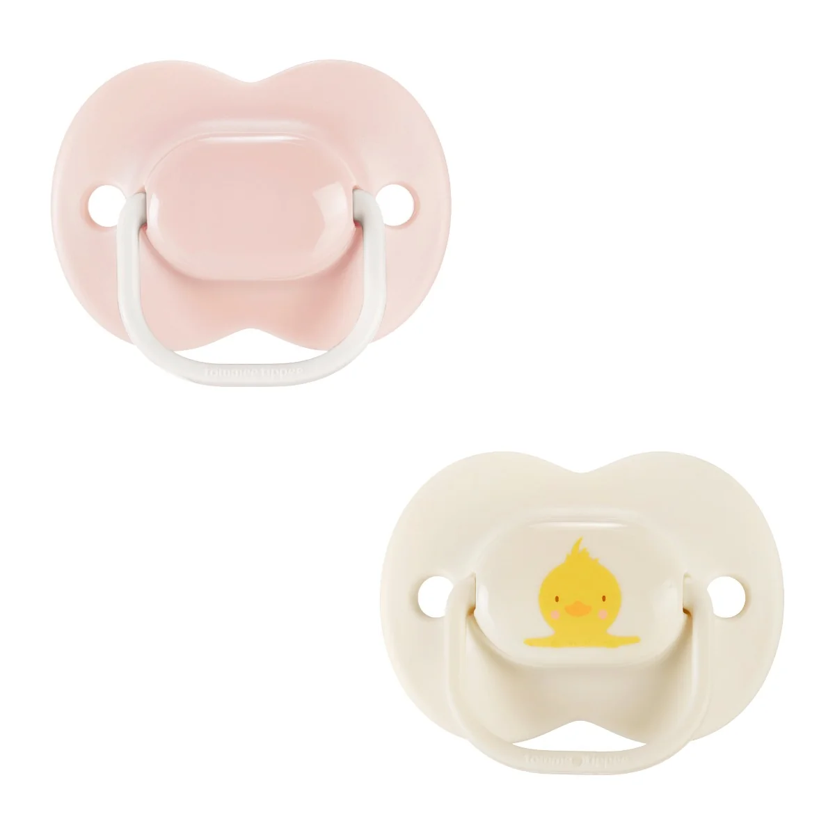 Suzeta Anytime pentru 0-6 luni Roz/Alb, 2 bucati, Tommee Tippee