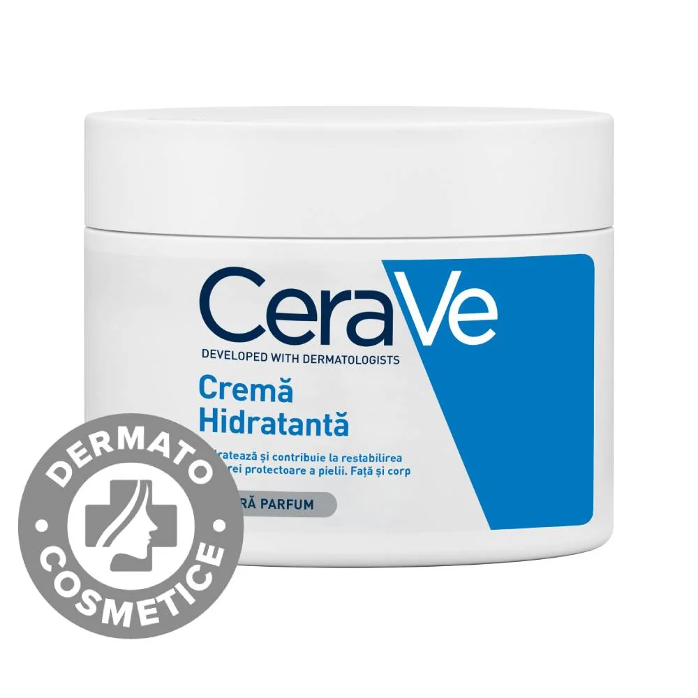 Crema hidratanta pentru fata si corp piele uscata si foarte uscata, 340g, CeraVe