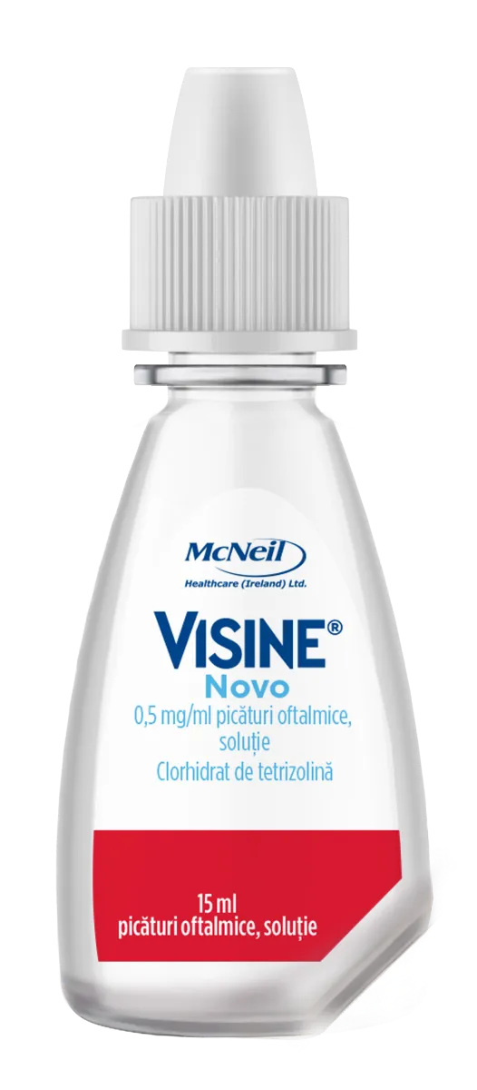 Visine Novo 0,5 mg/ml Picaturi oftalmice solutie, 15ml, McNeil Healthcare 