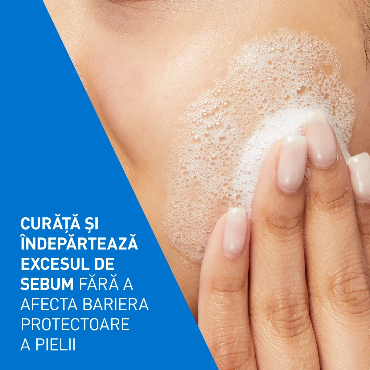 Gel de curatare spumant pentru pielea normal-grasa Travel Size, 88ml, CeraVe