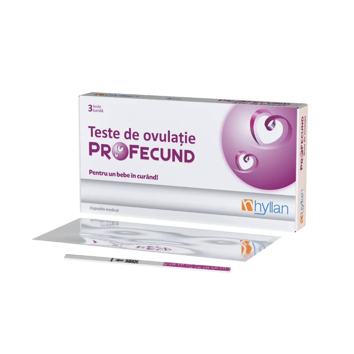 Teste de ovulatie ProFecund, 3 teste, Hyllan Pharma