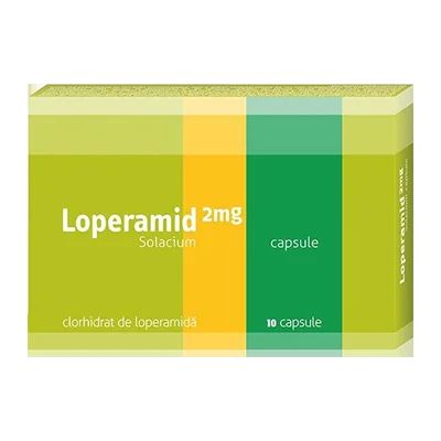 Loperamid Solacium 2mg, 10 capsule, Solacium
