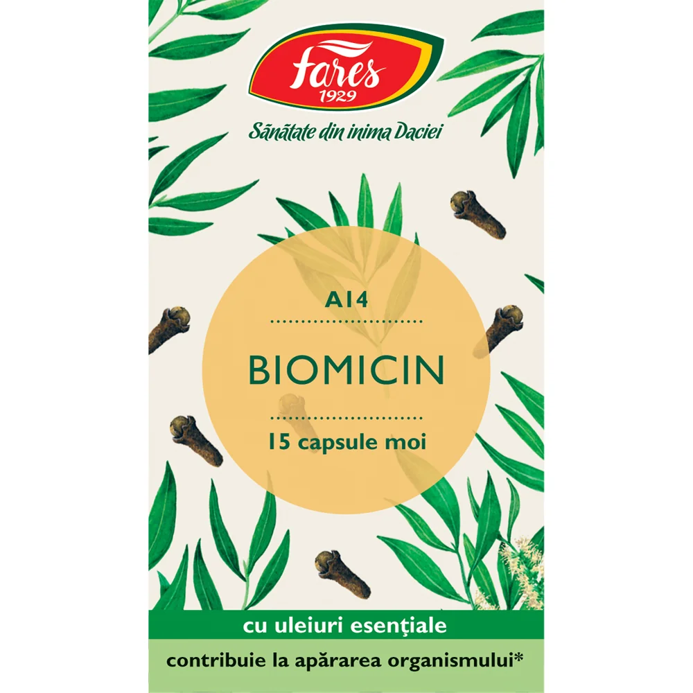 Biomicin, 15 capsule, Fares