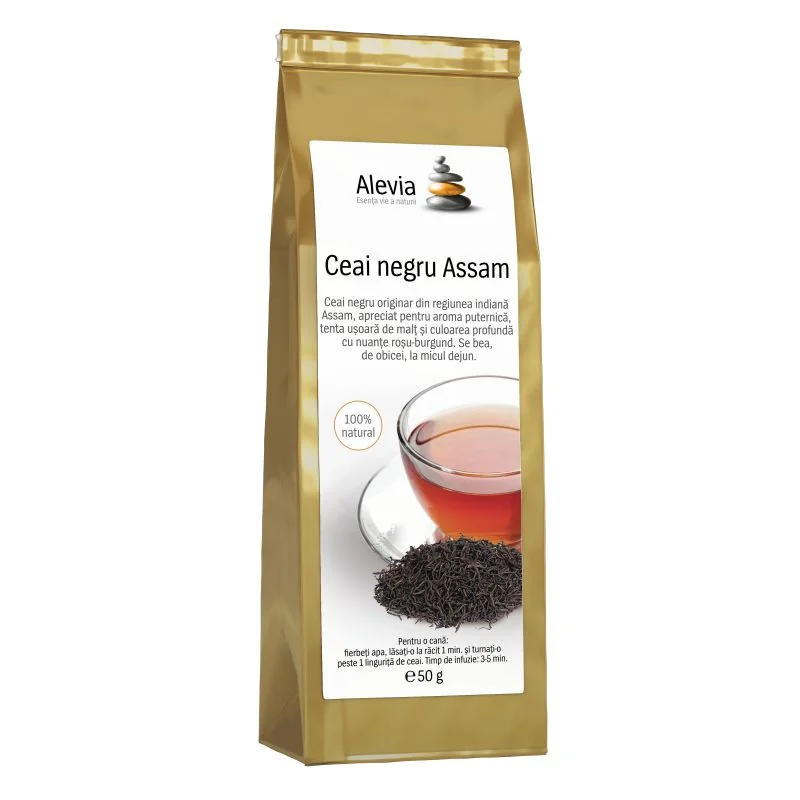 Ceai negru Assam, 50g, Alevia