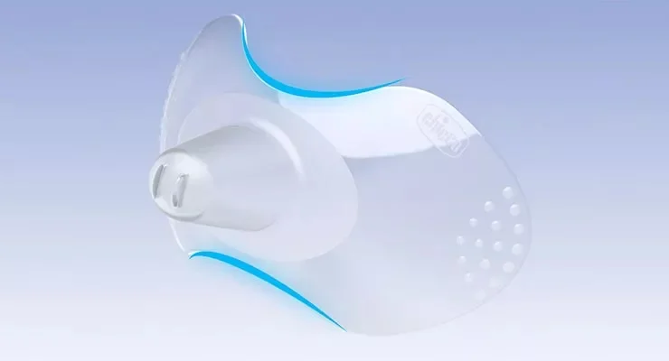 Aparatoare din silicon pentru mamelon marimea S-M 0luni+, 2 bucati, Chicco