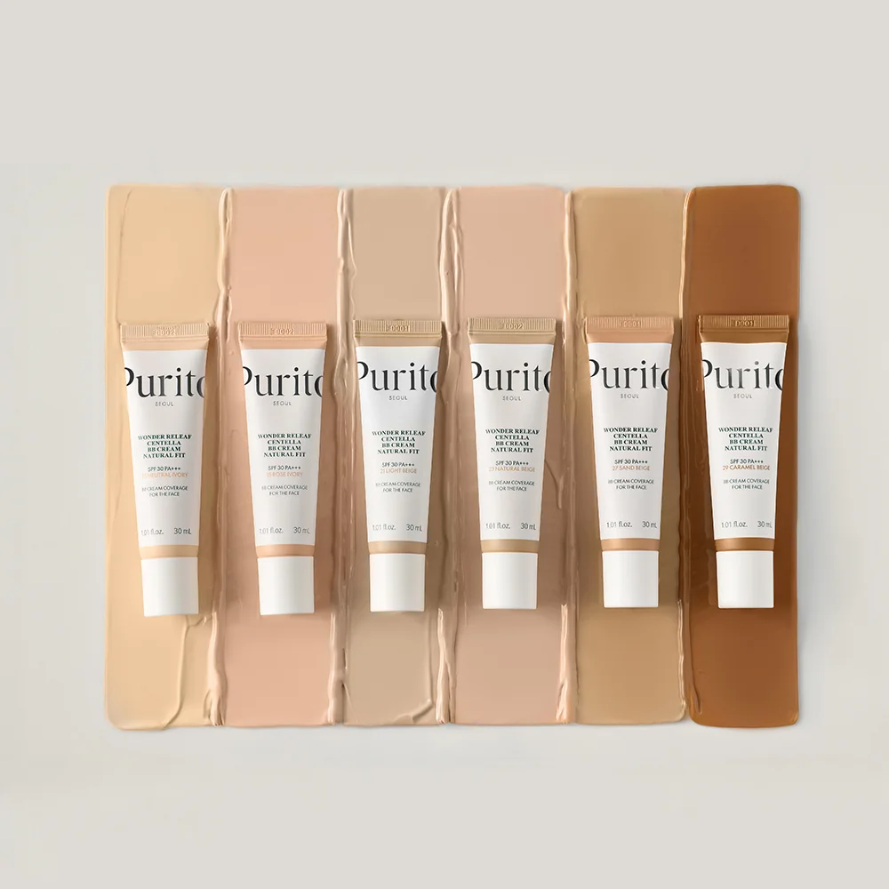 BB Cream cu SPF30 PA+++ Wonder Releaf Centella 29 Caramel Beige, 30ml, Purito