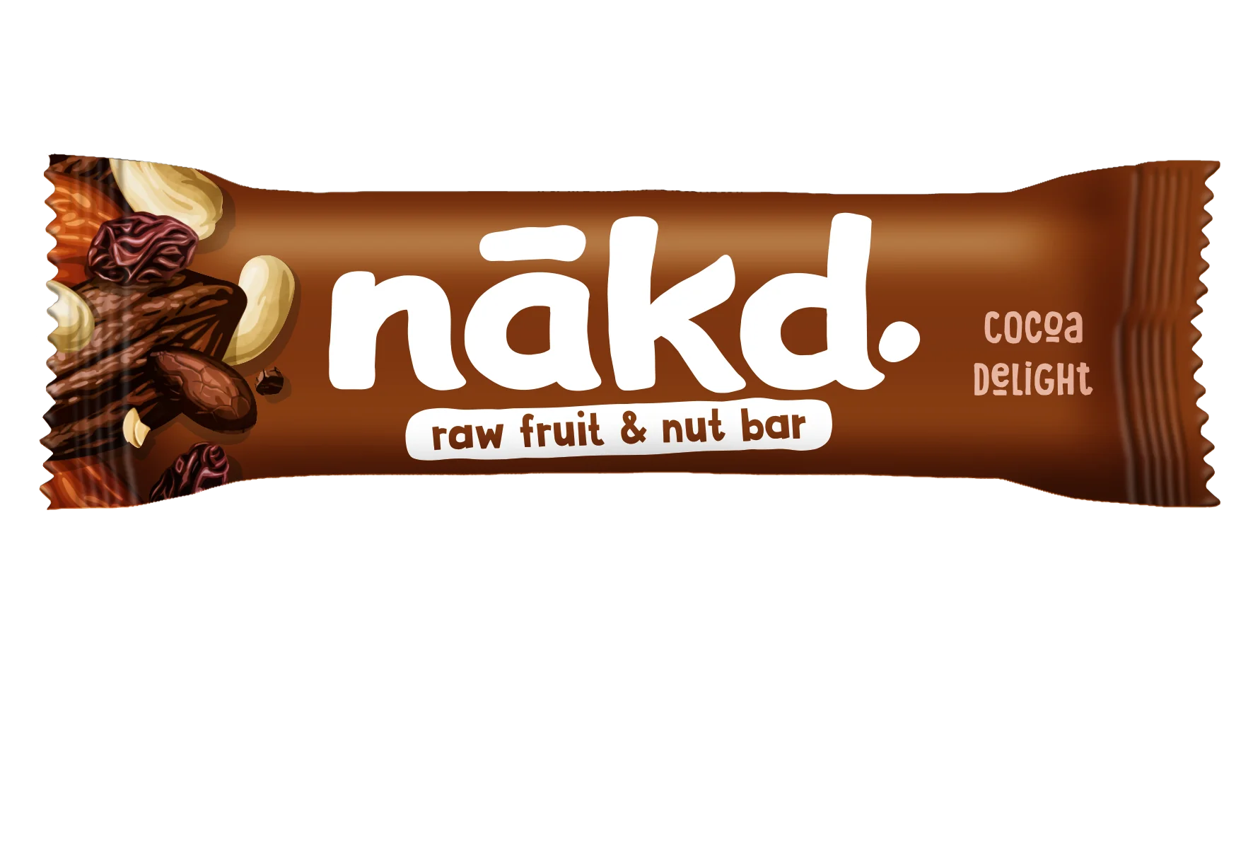 Baton cu cacao raw vegan, 35g, Nakd
