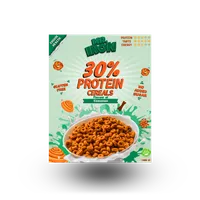 Cereale cu 30% proteina fara zahar low-carb gluten free si vegane Scortisoara, 250g, Mr. Iron