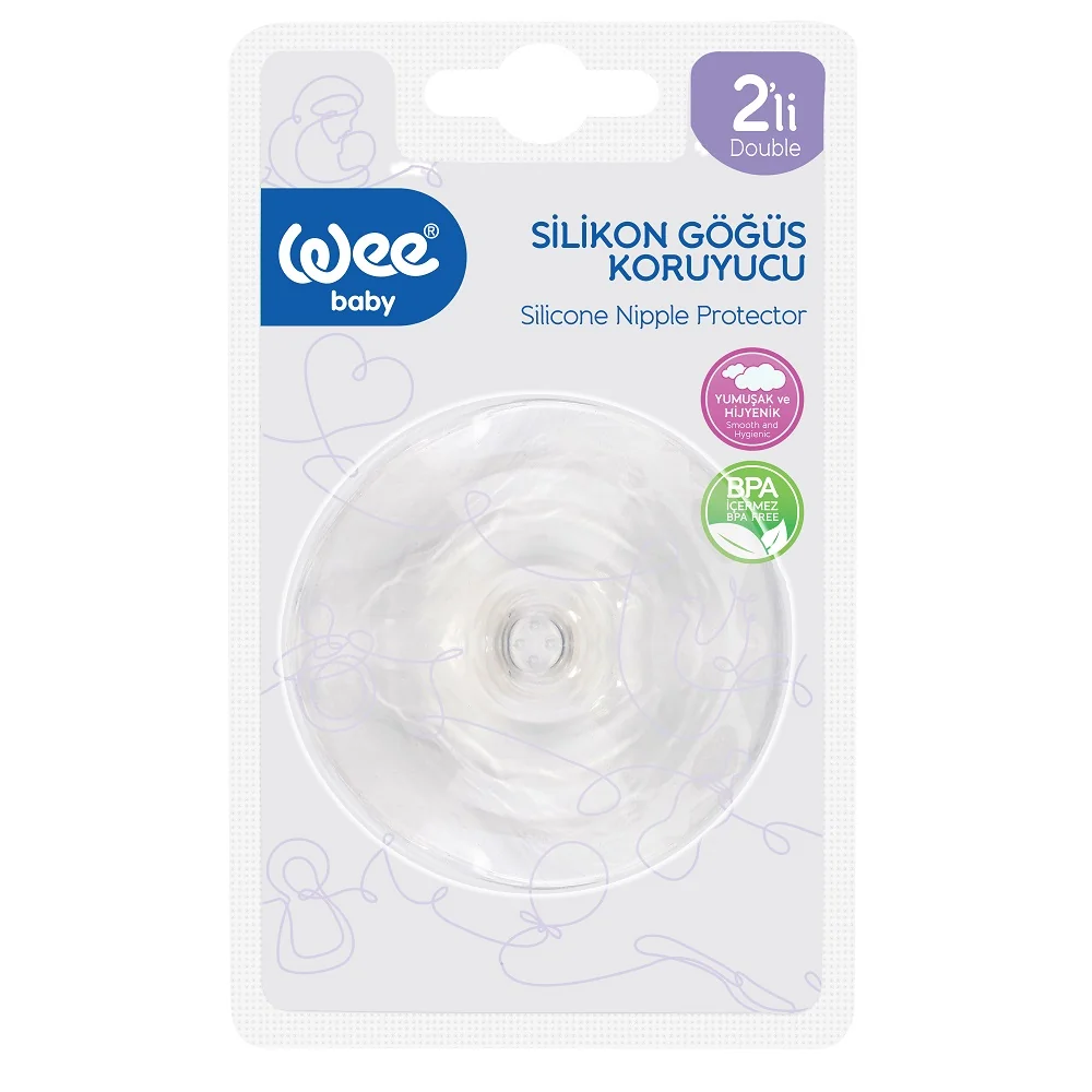 Protectie pentru san din silicon, 2 bucati, Wee Baby