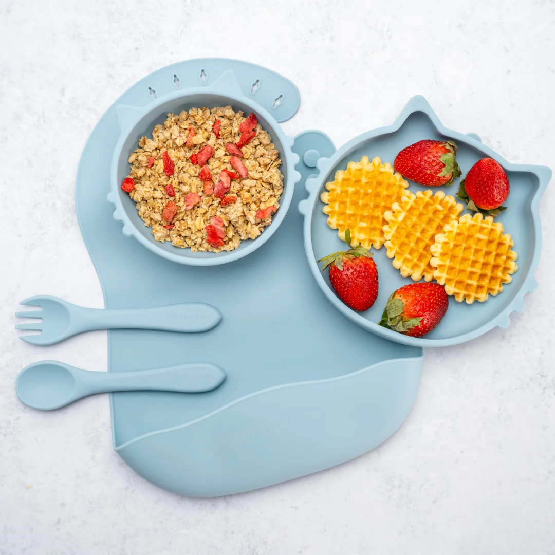 Set pentru diversificare Kitty +6 luni Aqua Blue, 1 bucata, Appekids