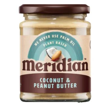 Crema de arahide cu cocos, 280g, Meridian