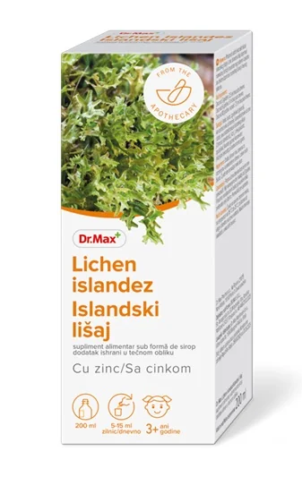 Dr. Max Lichen Islandez sirop, 200ml