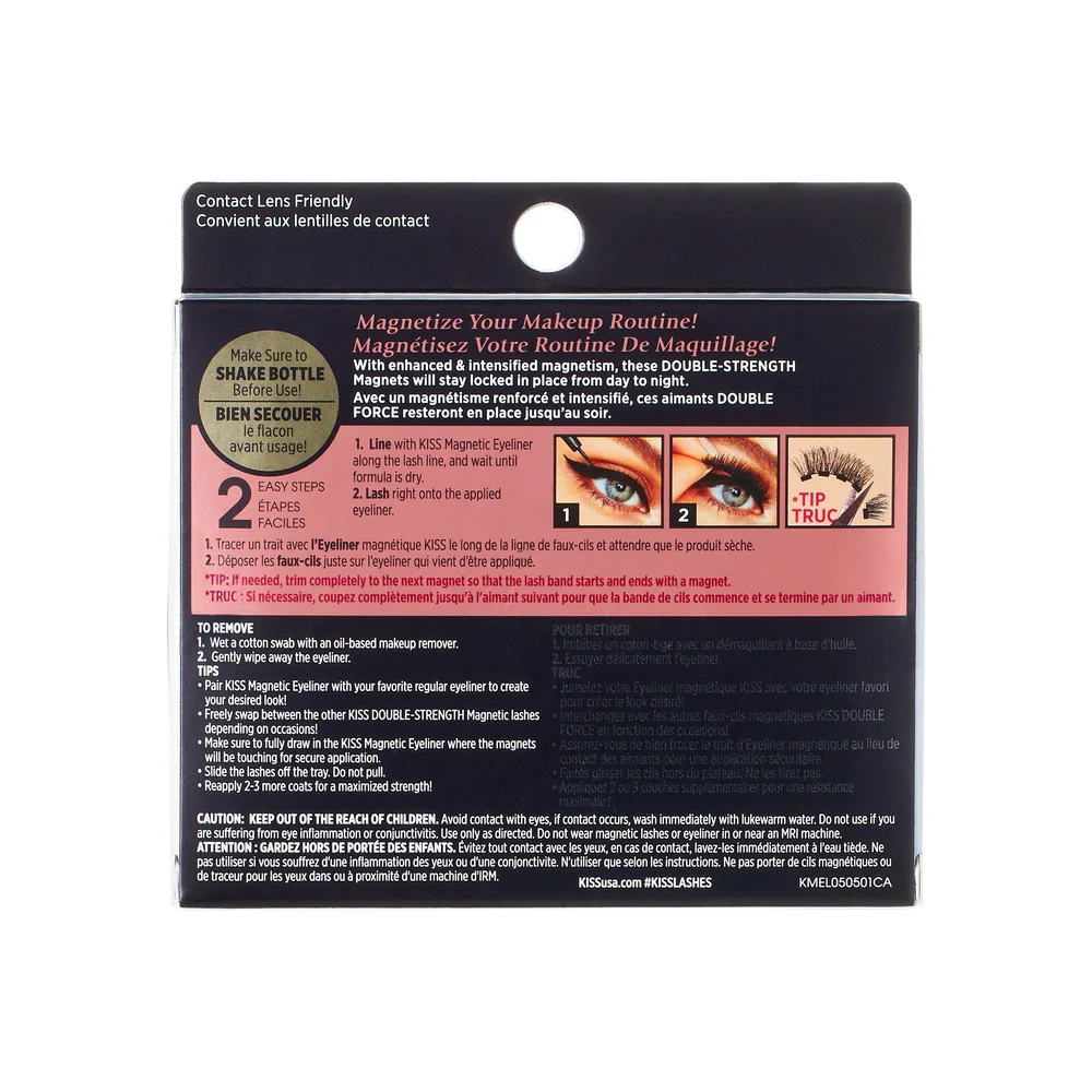 Gene false Magnetic Lashes Tantalize, 1 pereche, Kiss
