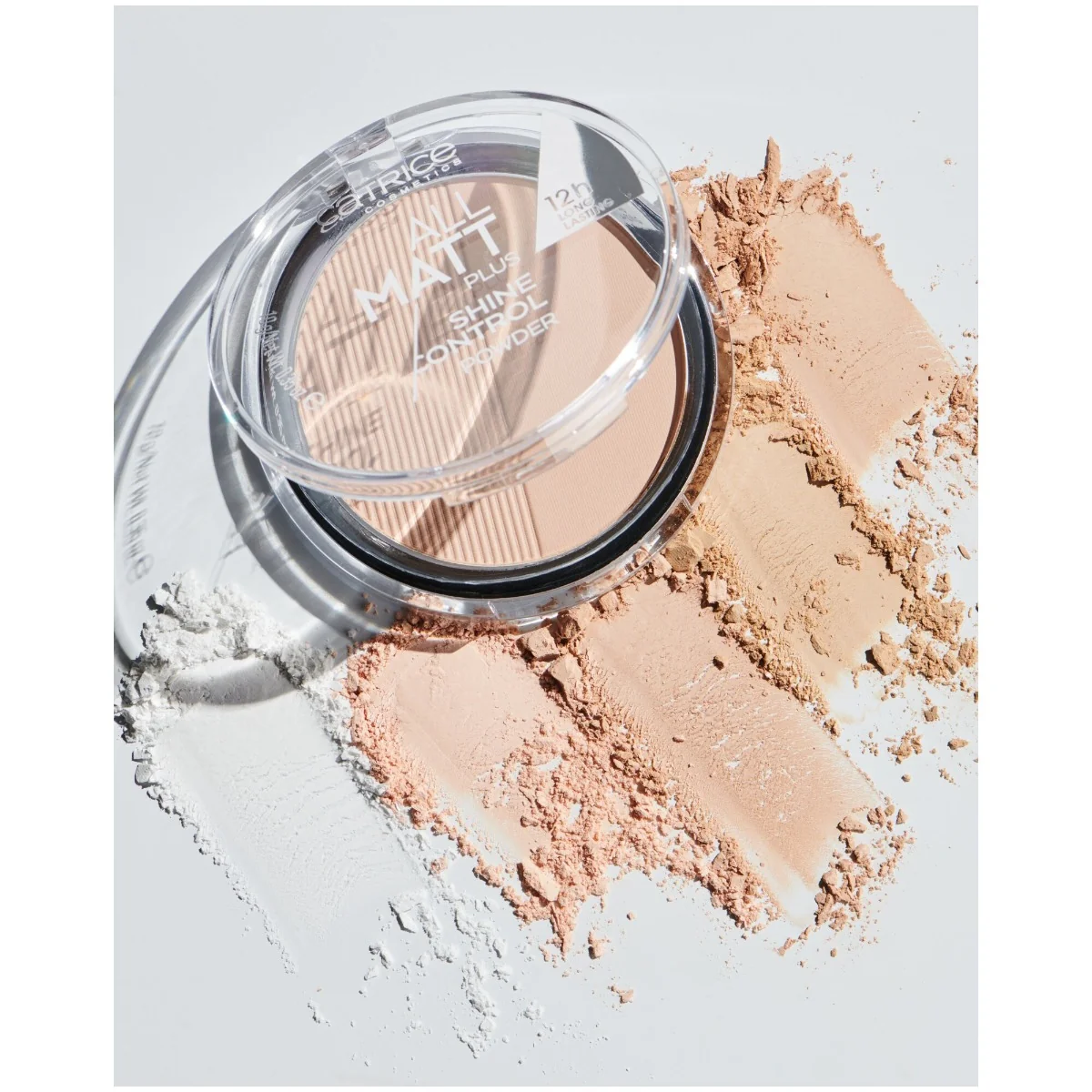 Pudra compacta All Matt Plus Shine Control Powder 010 - Transparent, 10g, Catrice