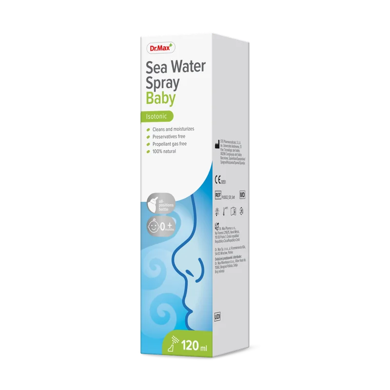 Dr. Max Spray nazal isotonic Sea Water Baby, 120ml