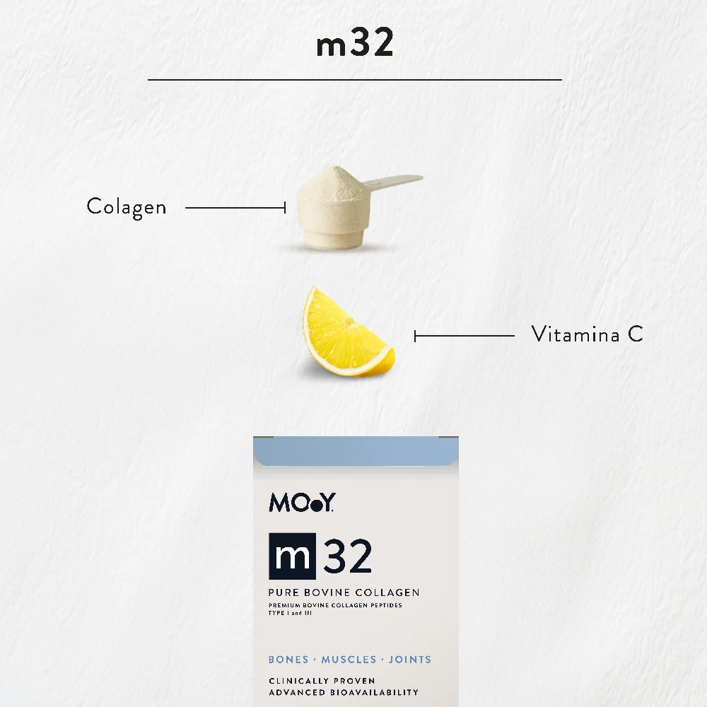 Colagen bovin pur cu vitamina C M32, 303g, Molecules of Youth