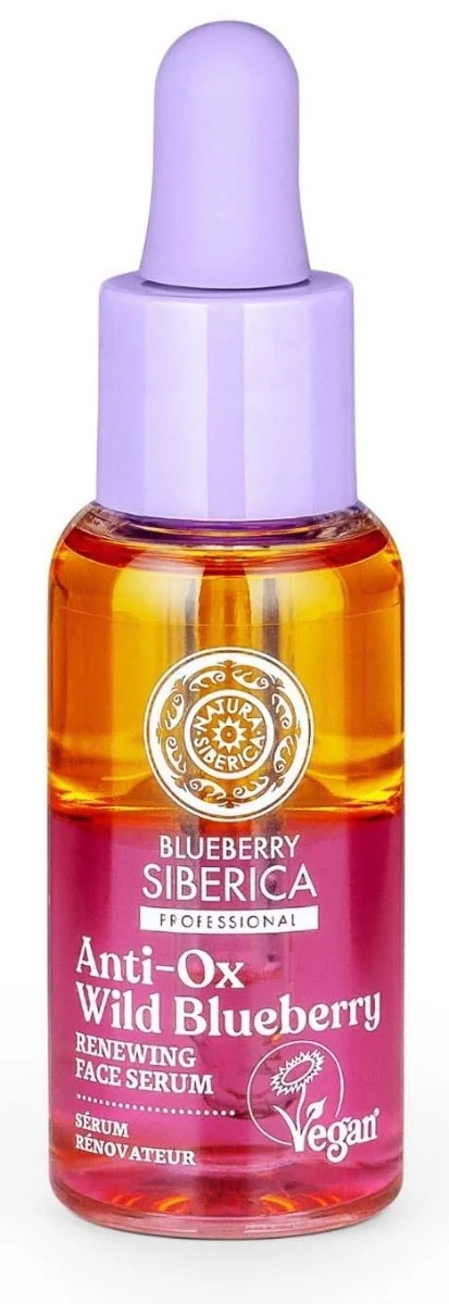 Ser facial regenerant Anti-Ox Wild Blueberry, 30ml, Natura Siberica