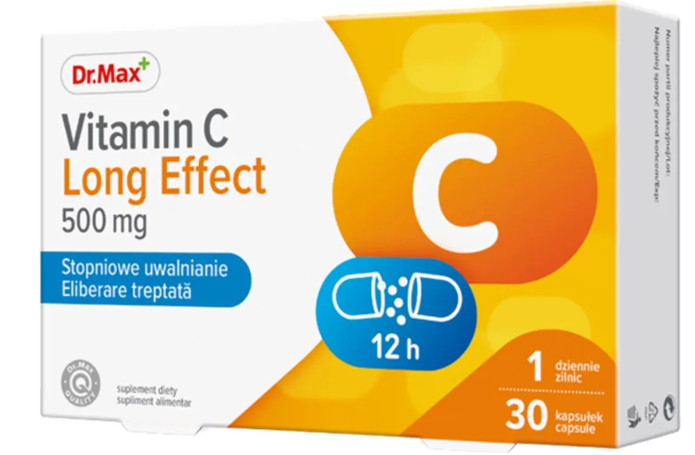 Dr.Max Vitamina C Long Effect 500mg, 30 comprimate