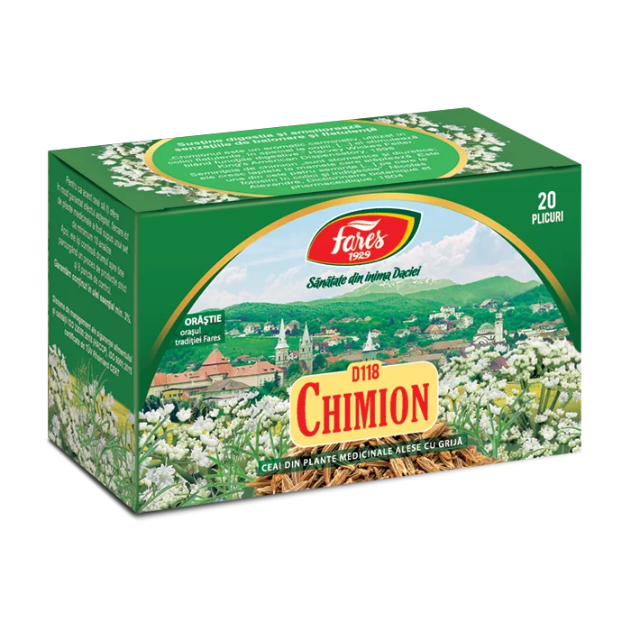 Ceai fructe de chimion D118, 20 plicuri, Fares