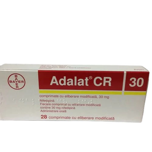 Adalat CR 30mg, 28 comprimate cu eliberare modificata, Bayer