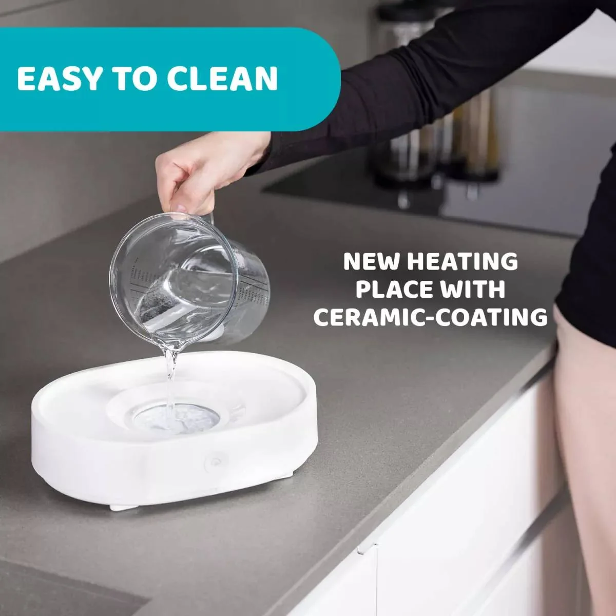 Sterilizator electric cu aburi 3 in 1 Steril Natural 0 luni+, 1 bucata, Chicco