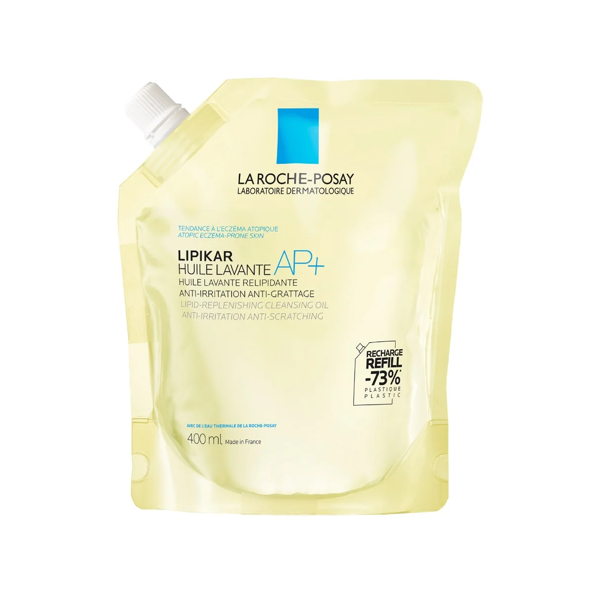 Pachet Ulei de spalare Lipikar AP+ 400ml + Rezerva 400ml, La Roche-Posay 