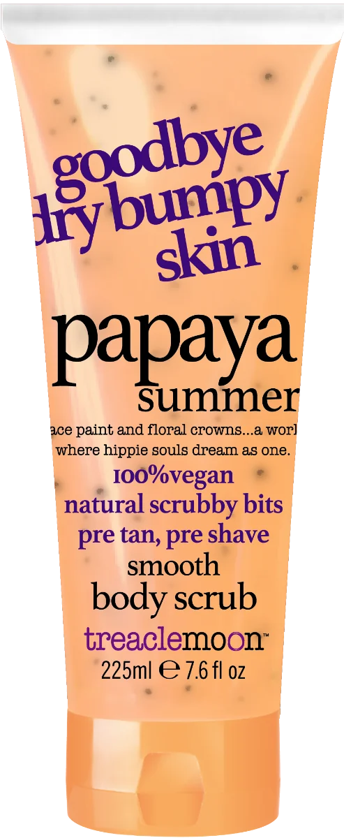 Scrub de corp Papaya Summer, 225ml, Treaclemoon