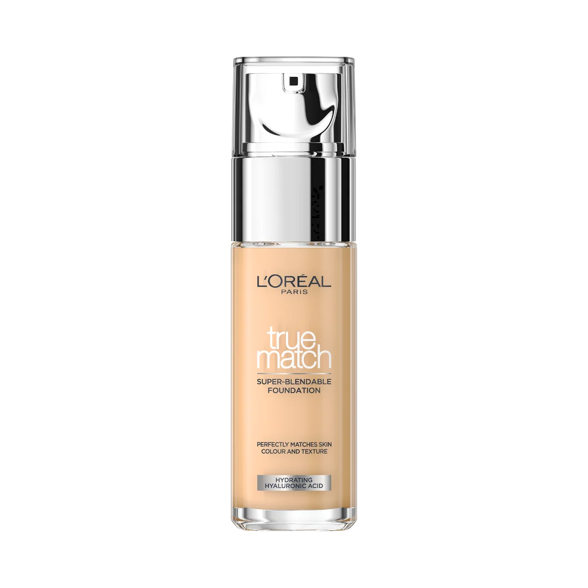 Fond de ten infuzat cu acid hialuronic True Match 1.5N Linen, 30ml, L'Oreal Paris