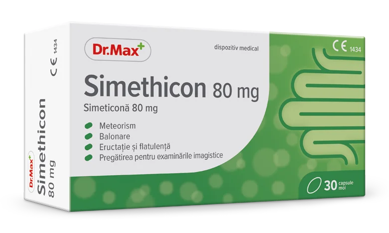 Dr. Max Simeticona 80mg, 30 capsule moi