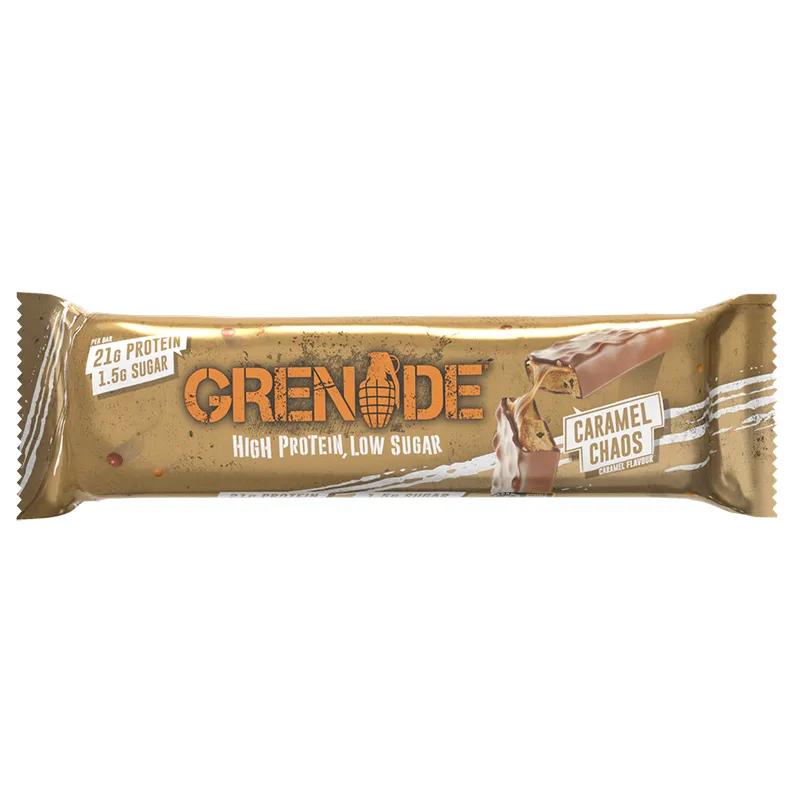 Baton proteic Caramel Chaos, 60g, Grenade