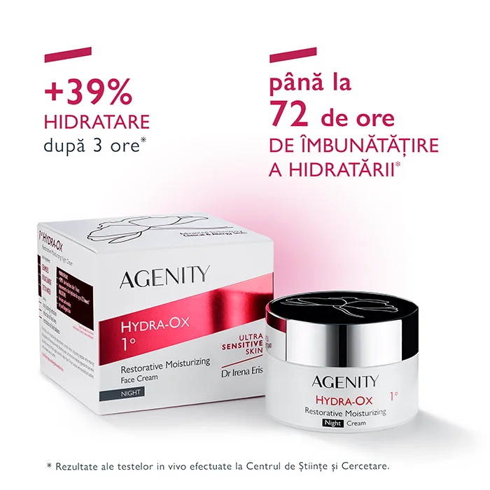 Crema de noapte hidratanta reparatoare Hydra-Ox 1, 50ml, Agenity