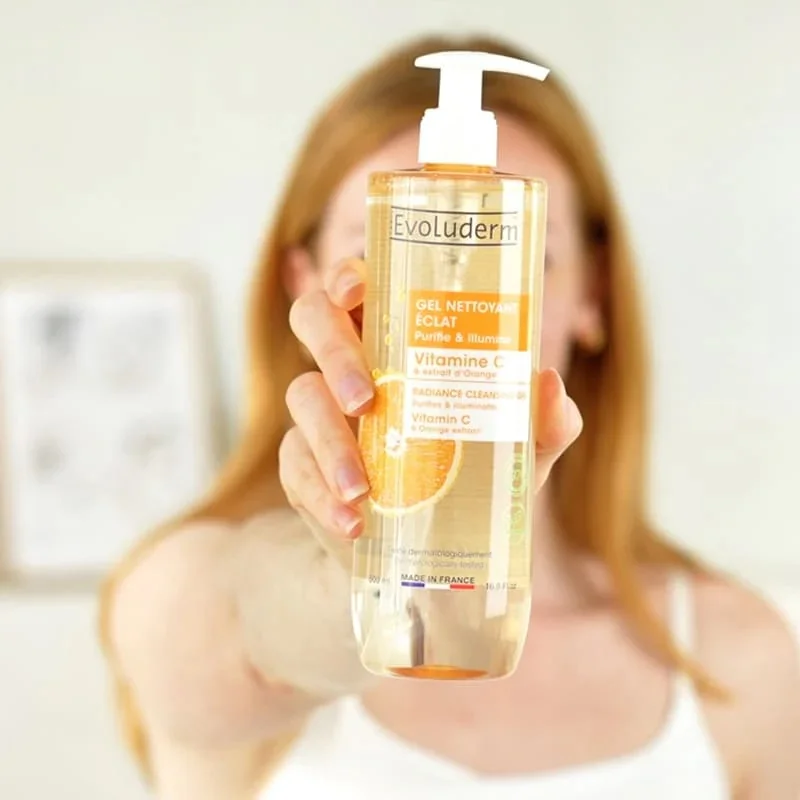 Gel de curatare pentru ten Vitamine C & Extrait D'Orange, 500ml, Evoluderm