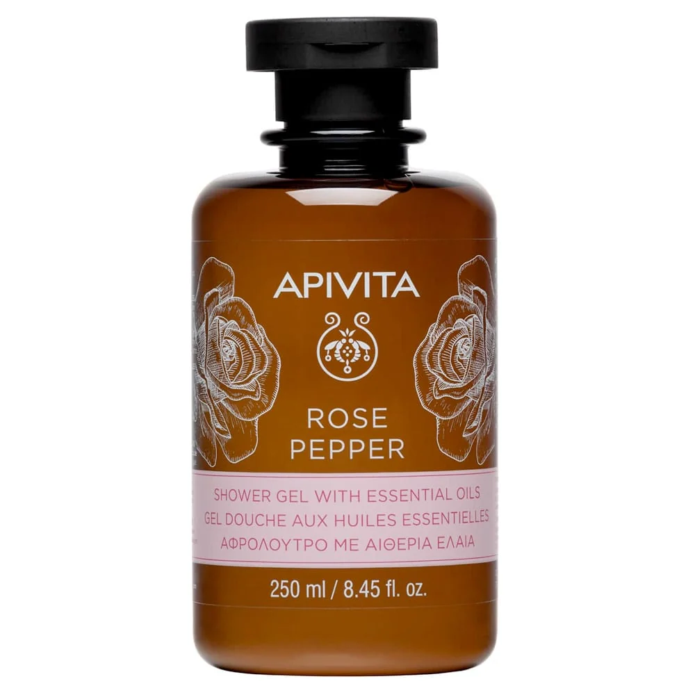 Apivita Rose Pepper Gel de dus, 250ml