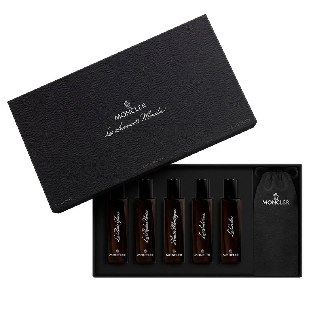Set pentru barbati Les Sommets, 5x15ml, Moncler