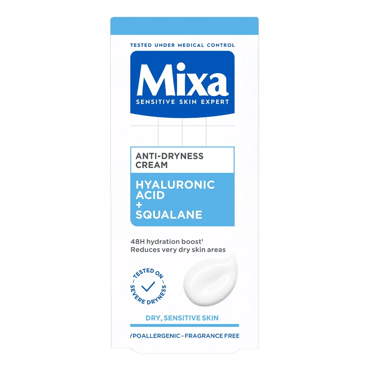 Crema anti-uscaciune pentru tenul sensibil, 50ml, Mixa