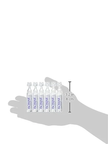Picaturi pentru nas cu efect decongestionant cu apa de mare hipertonica 6+, 20 fiole x 5ml, Isomar