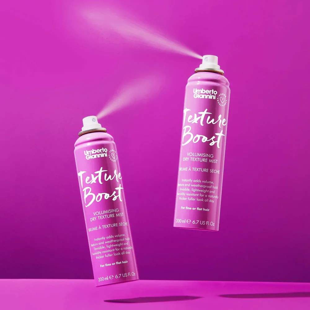 Spray uscat pentru volum pentru par fin si fara vitalitate Texture Boost, 200ml, Umberto Giannini