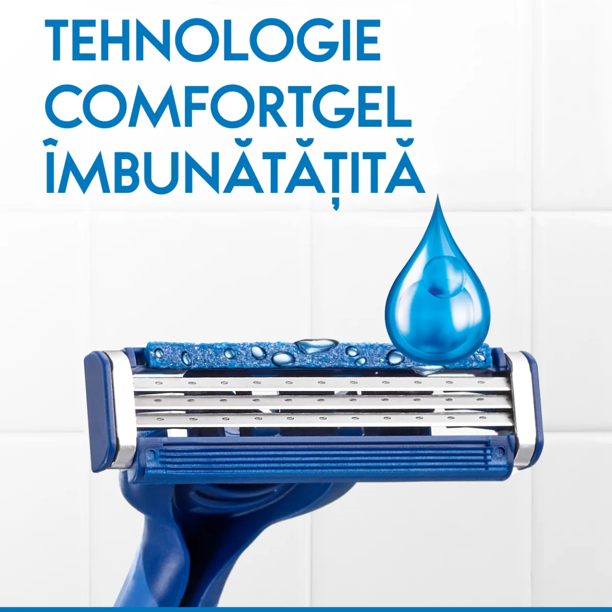 Set aparate de ras de unica folosinta Blue3 Comfort Plus, 8 bucati, Gillette