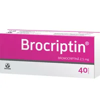 Brocriptin 2.5mg, 40 drajeuri, Biofarm