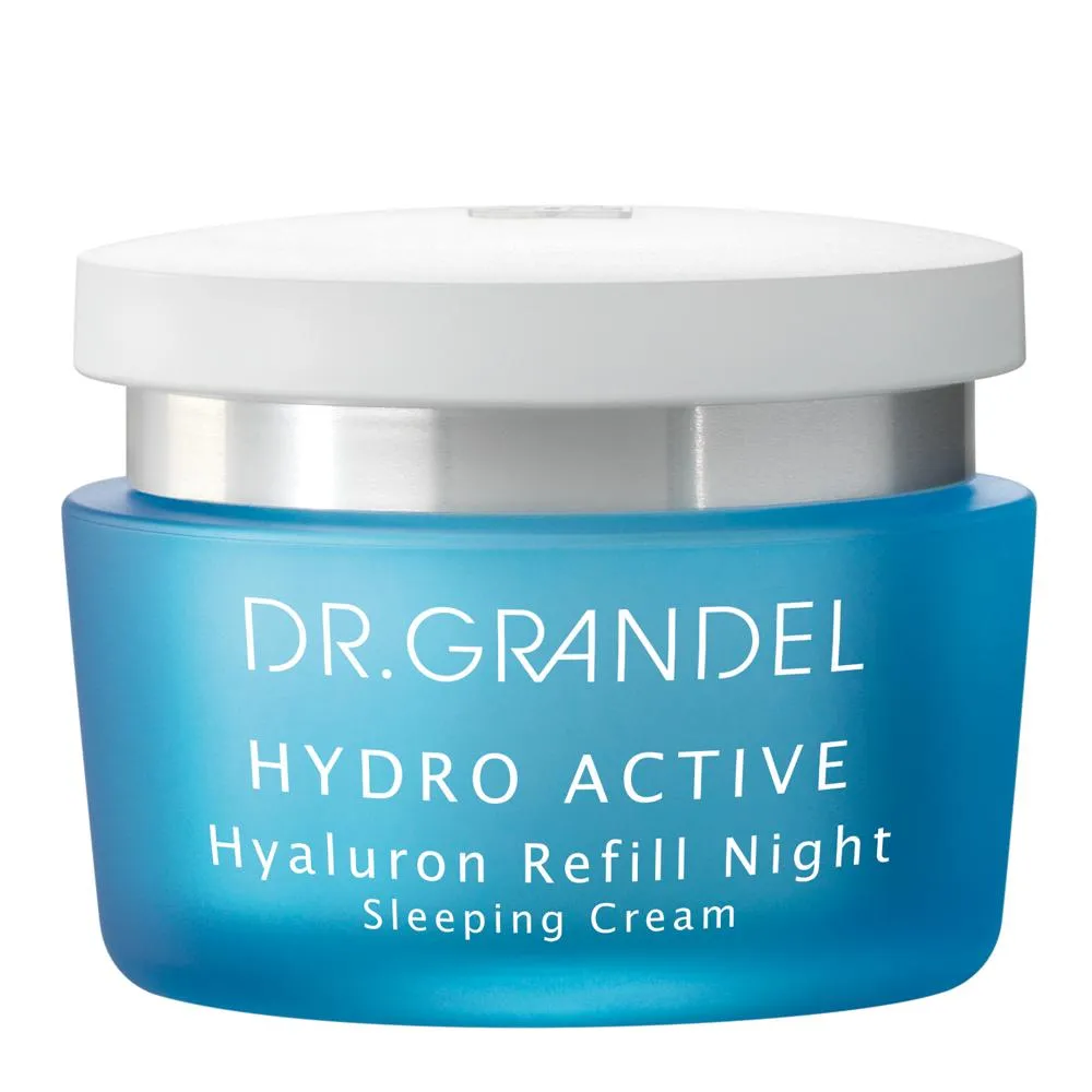 Crema antirid pentru noapte cu Acid Hialuronic Hydro Active, 50ml, Dr.Grandel