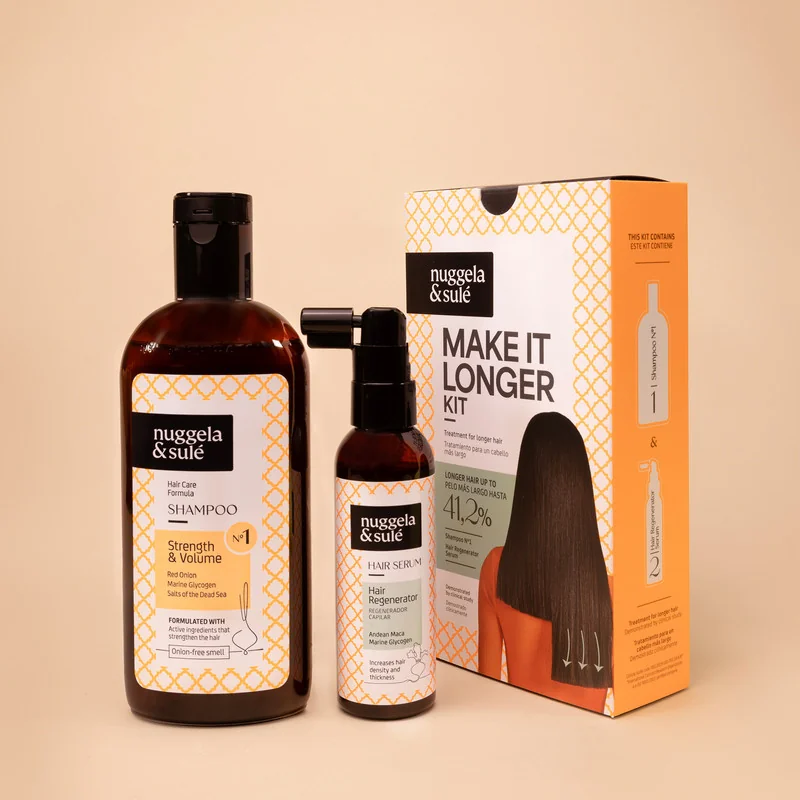 Kit Tratament pentru cresterea parului Make It Longer, 1 bucata, Nuggela & Sule