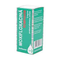 Moxifloxacina 5mg/ml picaturi oftalmice, 5ml, Rompharm