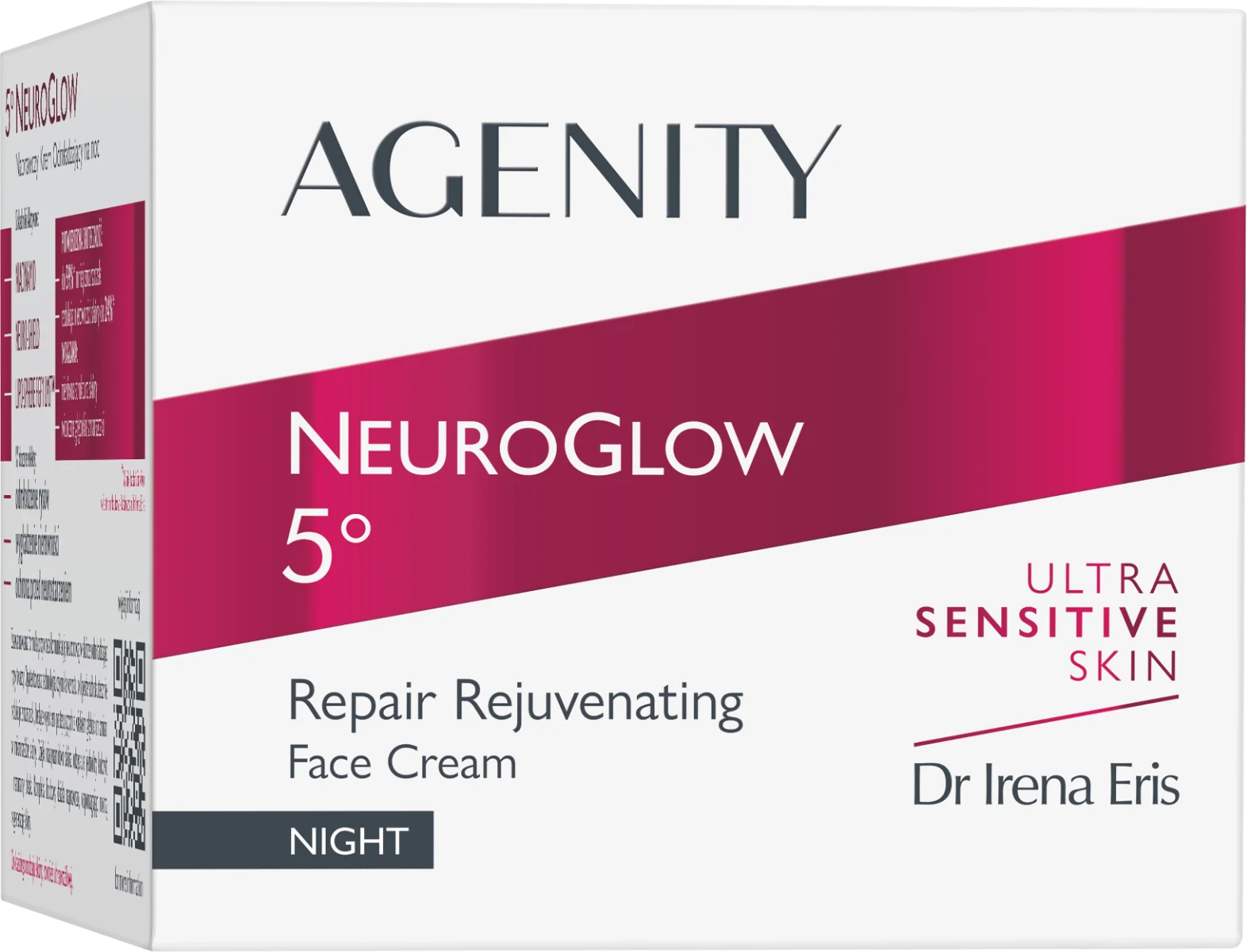 Crema de noapte cu efect de rejuvenare si reparare NeuroGlow 5, 50ml, Agenity