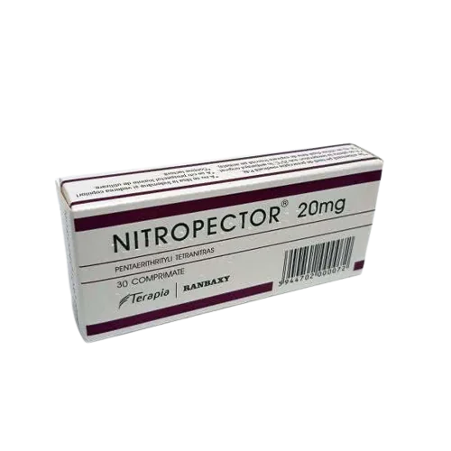 Nitropector 20mg, 30 comprimate, Terapia